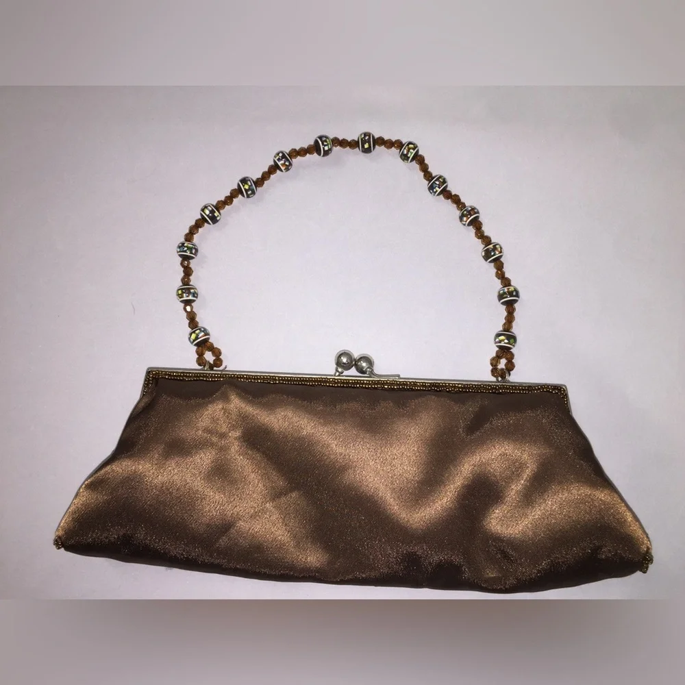 Bronze Embellished Clutch